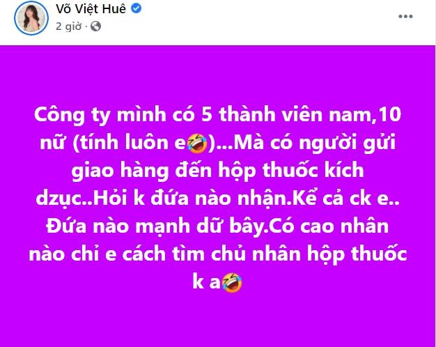 Vợ Lê Hoàng truy tìm kẻ đặt thuốc kích dục gửi về công ty-2