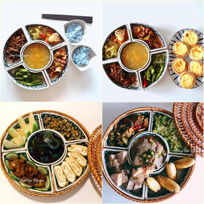 Vợ đảm chiều chồng bằng mâm cơm sắc màu tựa khay mứt kẹo ngày Tết-7