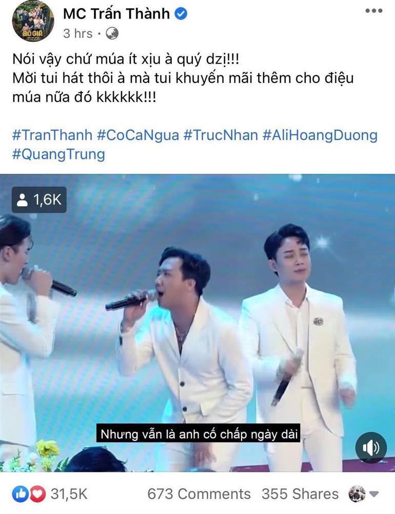 Trấn Thành đăng clip Cờ Cá Ngựa hát cùng nhau giữa tin đồn Ali Hoàng Dương và Trúc Nhân cạch mặt-2