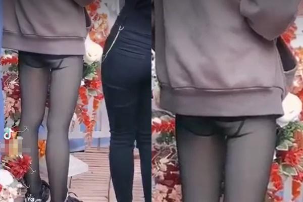 Gái trẻ đi đám cưới: Trên kín cổng cao tường, dưới thả rông cho mát-1