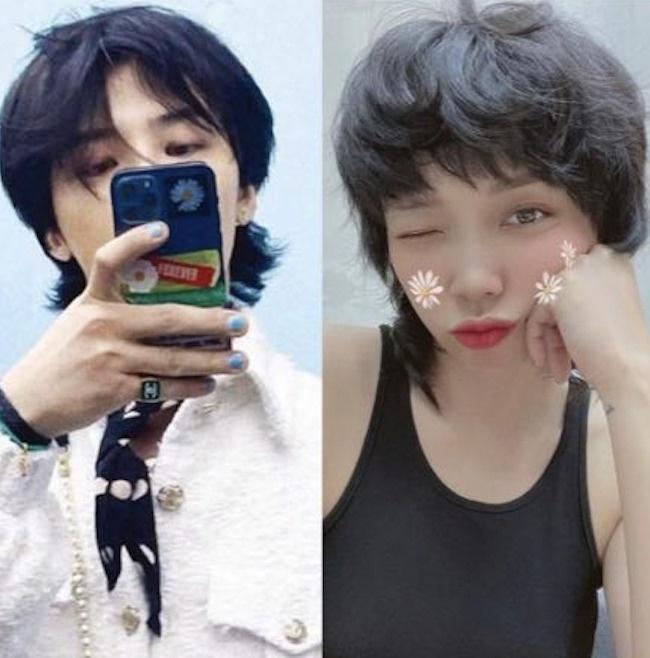 Tóc Tiên cắt tóc giống G-Dragon-1