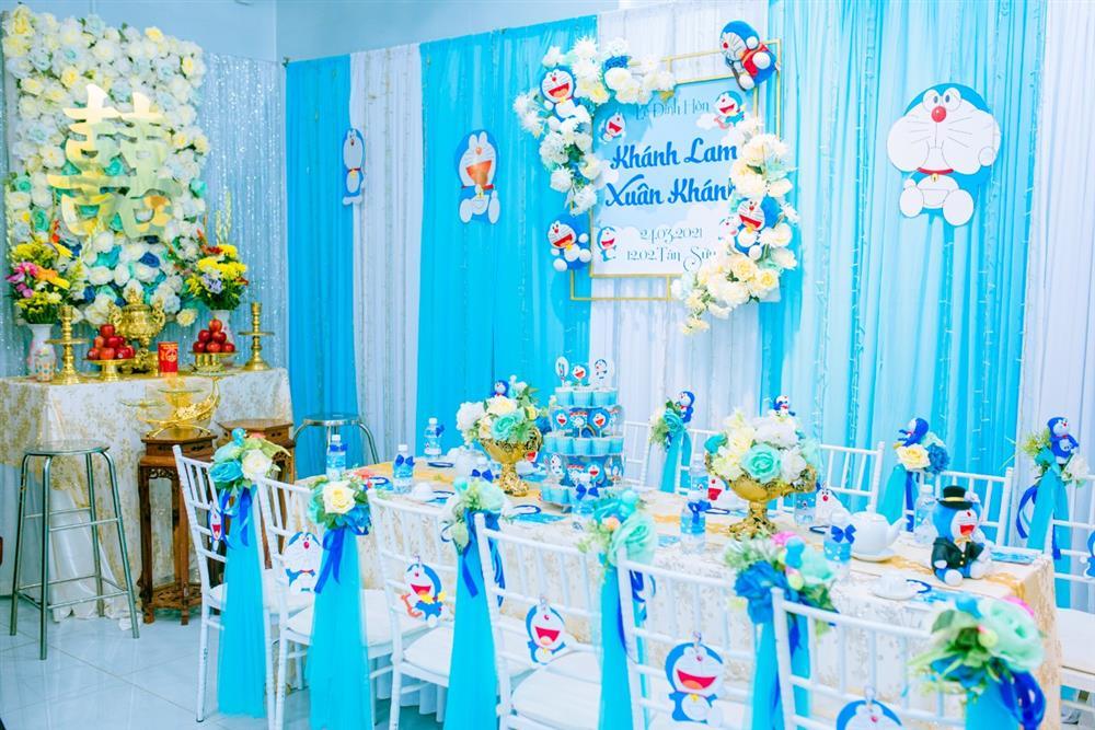 U mê Doraemon, cô dâu 9x được mẹ chồng tặng nguyên bộ trang sức hình mèo máy-6