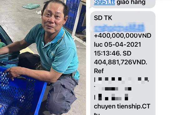 Khách chuyển nhầm 400 nghìn thành 400 triệu, shipper hành động gây bão