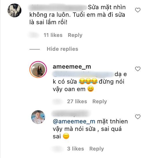 Amee đáp trả khi bị chê tuổi này sửa mặt là sai lầm-2