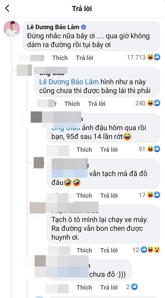 Lê Dương Bảo Lâm không dám ra đường sau 14 lần thi rớt bằng lái-4