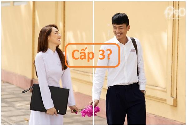 Quang Tuấn đóng vai con mà trông già hơn bố mẹ trong phim 1990