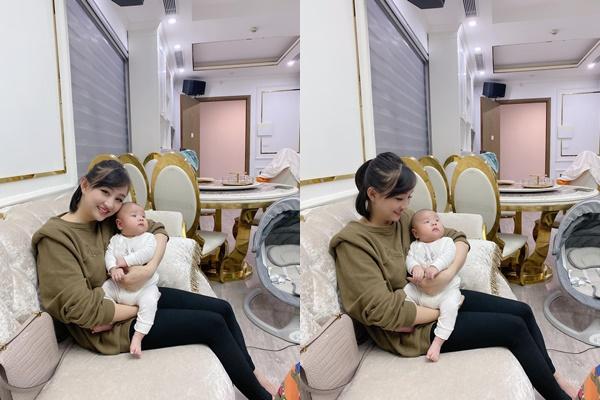 Con trai 2 tháng tuổi của Hữu Công gây bão với biểu cảm cưng muốn xỉu-4