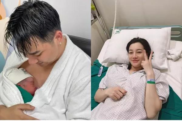 Con trai 2 tháng tuổi của Hữu Công gây bão với biểu cảm cưng muốn xỉu-2