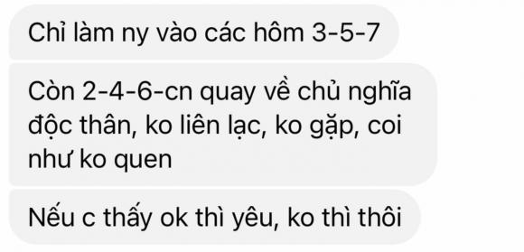 Thanh niên nhức não vì bạn gái khù khoằm: Ngày lẻ yêu, ngày chẵn nghỉ-2