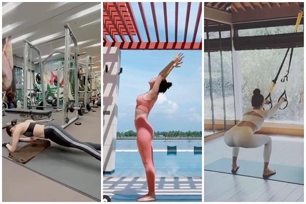 Trợ thủ giúp Hà Hồ, HHen Niê luyện yoga đốt mỡ siêu hiệu quả-8