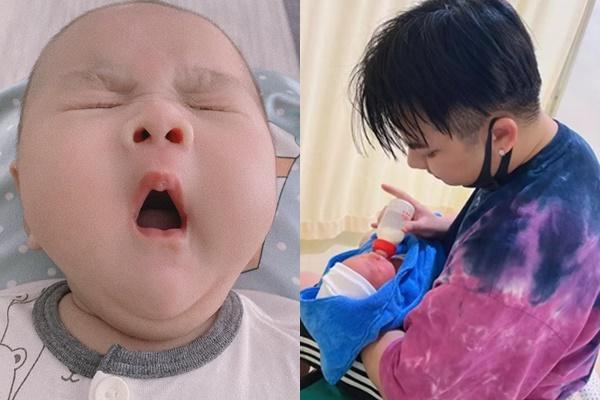 Hữu Công gây bão hình ảnh tiết lộ cảnh bỉm sữa của vợ-4