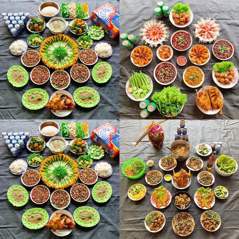 9X làm ca đêm vẫn đi chợ sớm chuẩn bị mâm cơm cuối tuần như tiệc-2