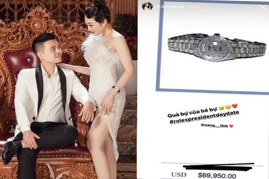 Cô dâu Nam Định khoe anh xã tặng đồng hồ giá bằng căn chung cư