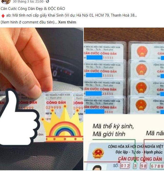 Phạt 7.5 triệu đồng vì quảng cáo làm CCCD số đẹp, giá yêu thương-3