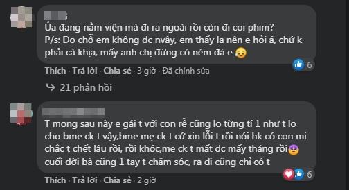 Con trai cõng bố đến rạp chiếu phim, còn dặn dò nghe rớt nước mắt-4