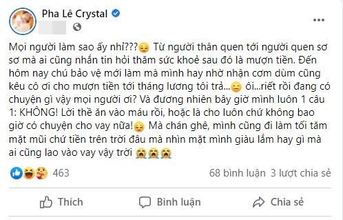 Pha Lê gây tranh cãi khi không cho nhân viên bảo vệ vay tiền-1