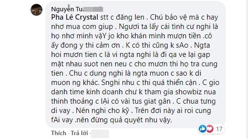 Pha Lê gây tranh cãi khi không cho nhân viên bảo vệ vay tiền-5