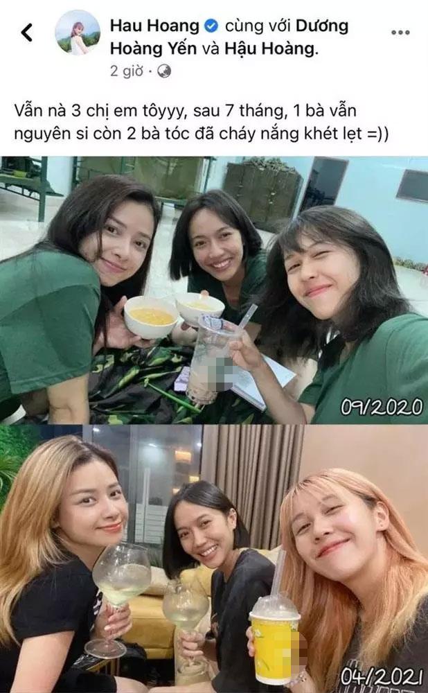 Mới 7 tháng không gặp, Hậu Hoàng - Dương Hoàng Yến đã cháy tóc khét lẹt-1