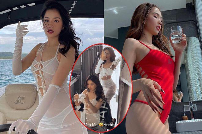 Thời trang cắt xẻ của Chi Pu chuẩn lời Ngọc Trinh từng dạy dỗ Dâm lên-7