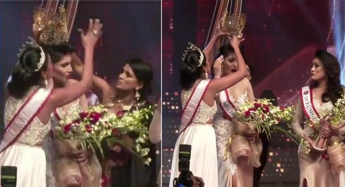 Người giật vương miện Hoa hậu Quý bà Sri Lanka bị bắt-2