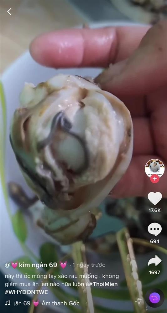 Cô gái đăng clip chỉ ra điều kinh sợ trong ốc móng tay, ai ngờ bị chỉ trích dữ dội-2