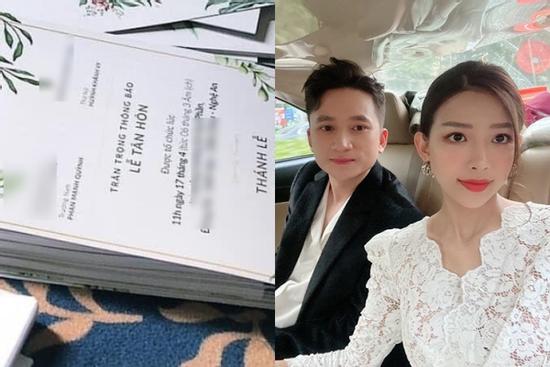 Lộ diện thiệp cưới của Phan Mạnh Quỳnh sau khi chơi trò Cá tháng 4
