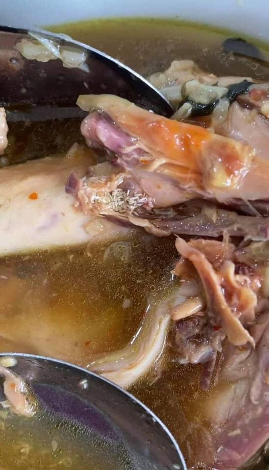 Đang ăn gà hầm, cô gái nôn thốc tháo vì ổ giòi lúc nhúc trong bát-3