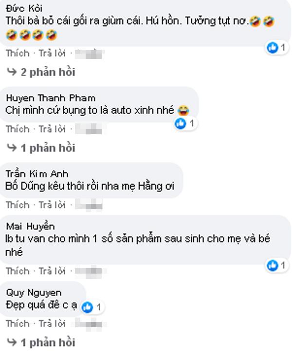 Hằng Túi đăng ảnh bầu đòi chửa lần 6, ông xã comment hài quá hài-4