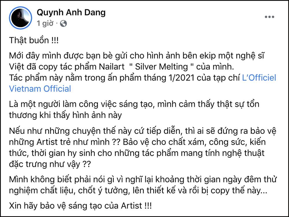 Chi Pu và ekip bị tố ăn cắp chất xám vì copy nguyên xi mẫu nail độc lạ-3