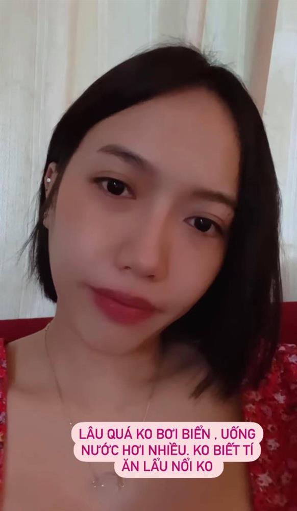 Bơi đuối bị uống nước biển nhiều, Diệu Nhi lo lắng không biết tí ăn nổi không và cái kết-2