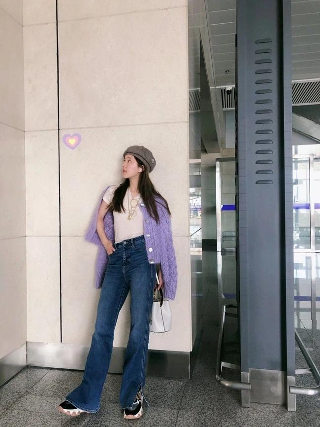 Triệu Lộ Tư ngoài đời ăn vận đơn giản nhưng sành điệu không thua kém mỹ nhân Cbiz nào-4