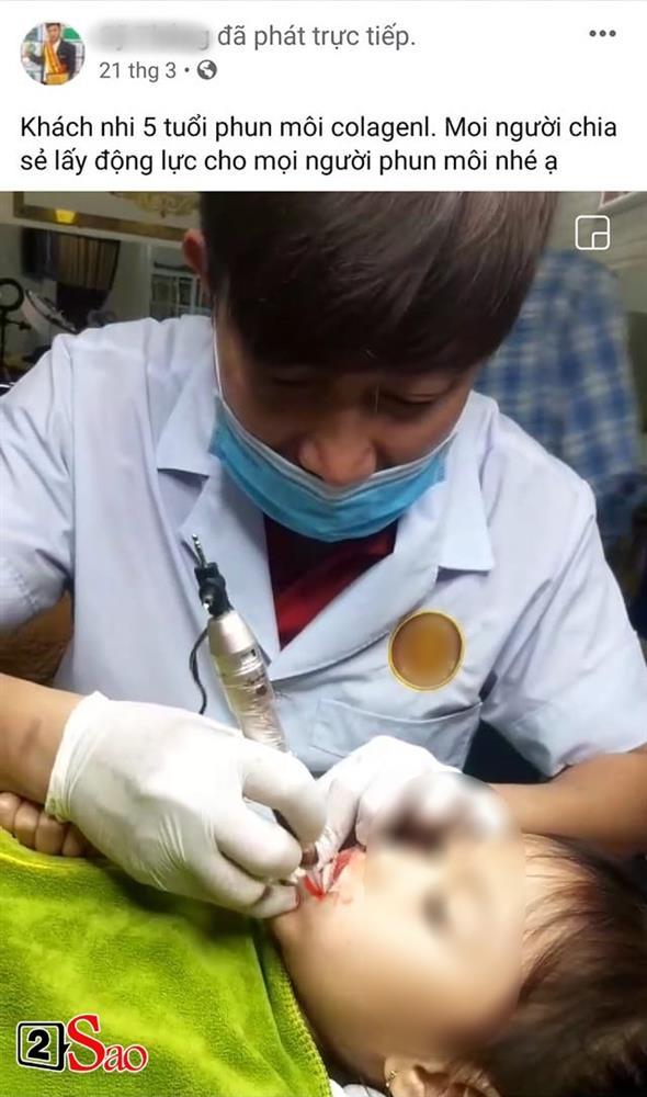 Bé 5 tuổi xăm môi: Bố mẹ bé thách thức ai chửi tự khẩu nghiệp-1