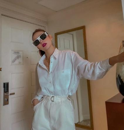 Chỉ thay đổi một chi tiết nhỏ, Minh Hằng nâng tầm phong cách với sơ mi-5