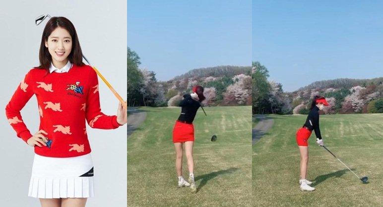 Mới đây, Park Shin Hye chia sẻ một video đánh golf trên trang cá nhân và nhanh chóng thu hút sự chú ý của cư dân mạng. Nhiều khán giả khen ngợi body khỏe khoắn, sexy của Park Shin Hye. Thực tế, nữ diễn viên sở hữu chiều cao 1m68 và tỉ lệ cơ thể chuẩn. Tuy nhiên, ngôi sao 