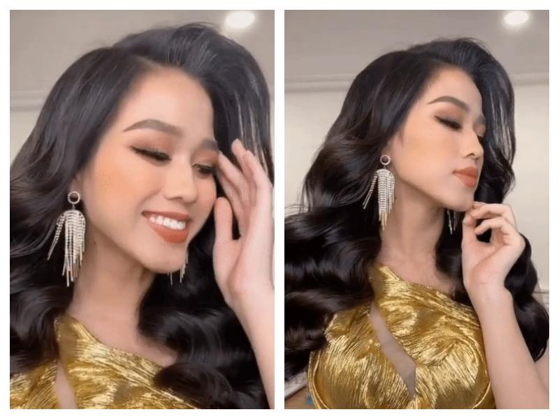 Diện váy phô đường cong nuột nà, vòng 1 lấp ló, Đỗ Thị Hà nhận kết phũ phàng-1