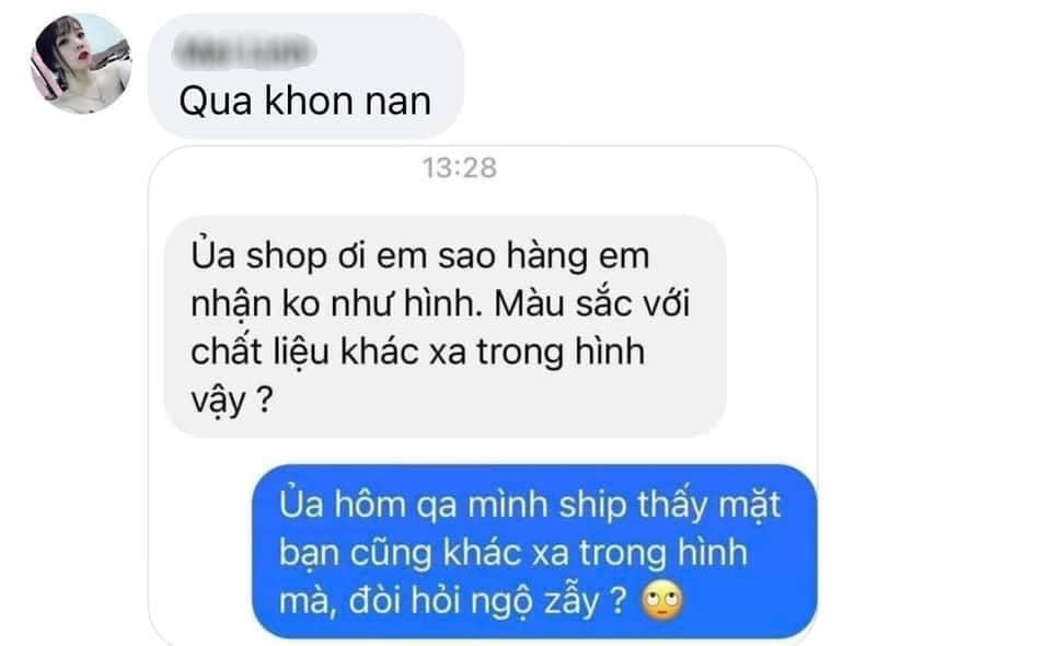 Những màn đối thoại muốn trầm cảm của người mua và chủ shop online-7