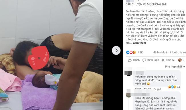 Tâm sự mẹ chồng đun nước tắm cho con dâu khiến dân mạng xúc động-1