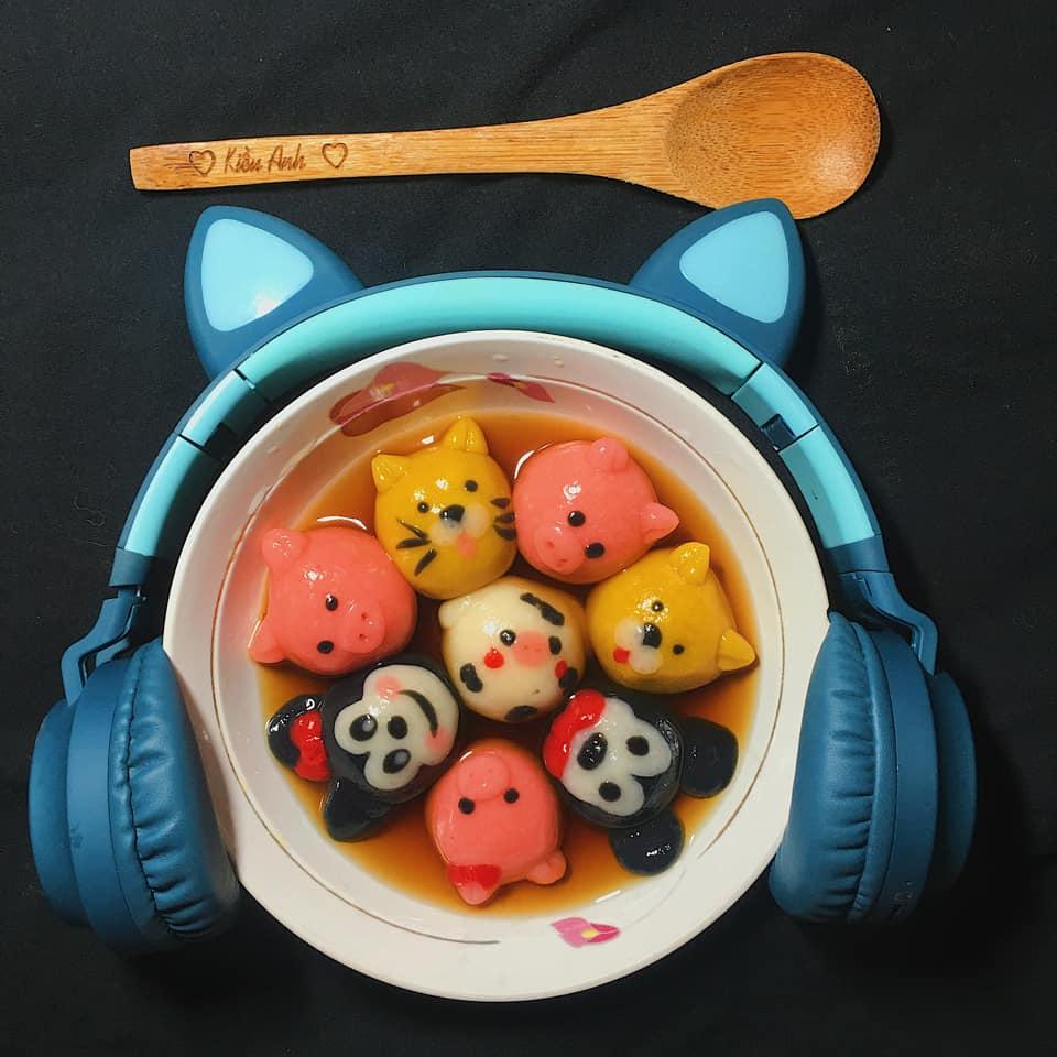 Chị em trổ tài làm bánh trôi, bánh chay đẹp không nỡ ăn ngày Tết Hàn Thực-4