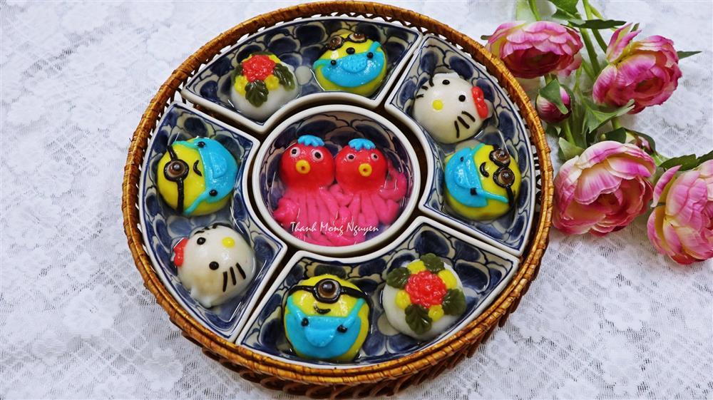 Chị em trổ tài làm bánh trôi, bánh chay đẹp không nỡ ăn ngày Tết Hàn Thực-5