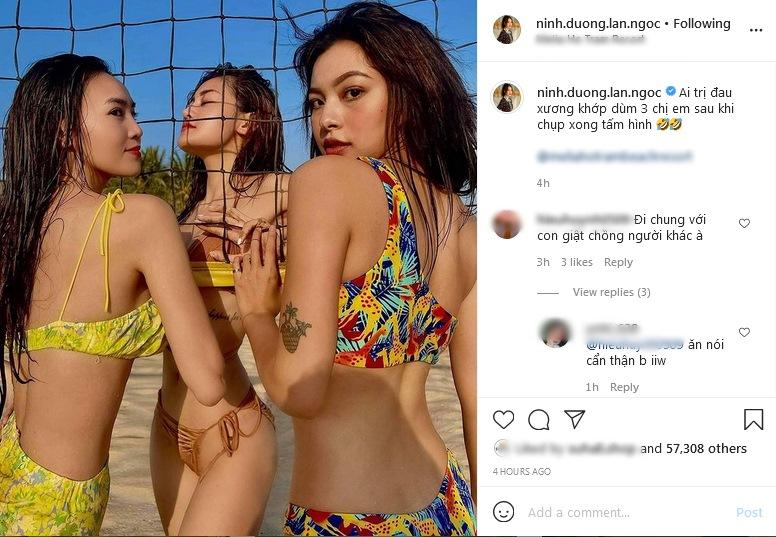 Lan Ngọc diện bikini ưỡn ẹo cong cớn đến mức đau xương khớp-2