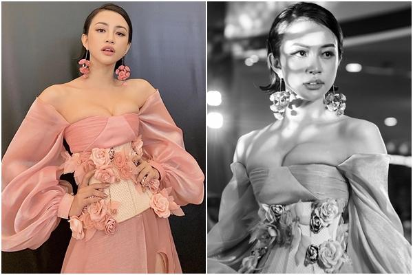 Thiên Nga The Face lộ điểm nhạy cảm vì chiếc áo bé tí như sắp tụt-7