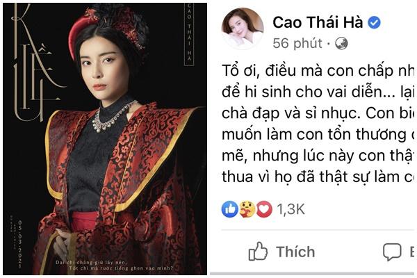 Cao Thái Hà tiếc hùi hụi khi bị chê lồng tiếng nhân vật giả trân-5