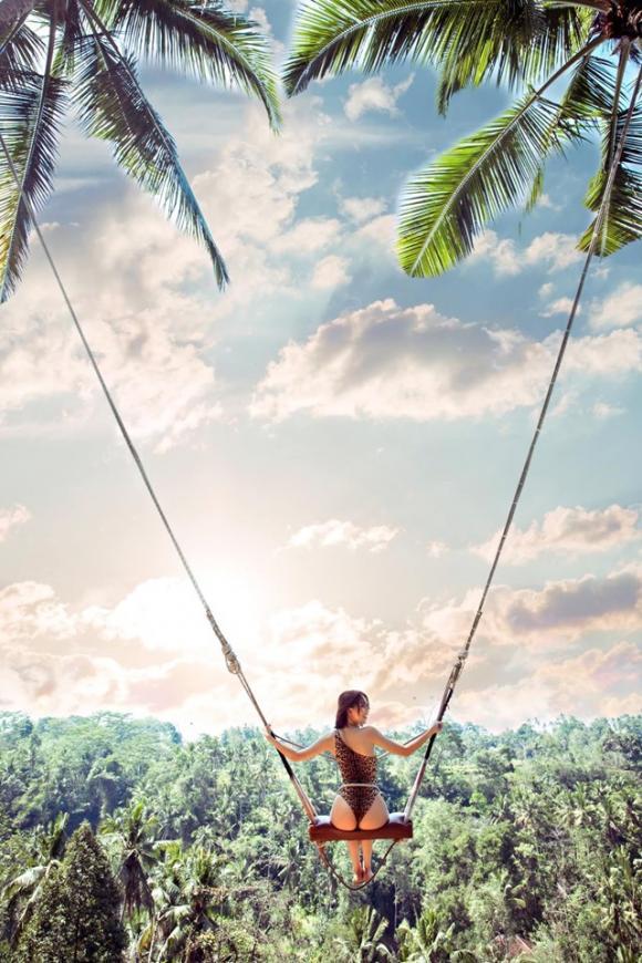 Ngọc Trinh chụp ảnh với xích đu: 2 lần đầu phốt nặng, lần thứ ba xuất sắc-8