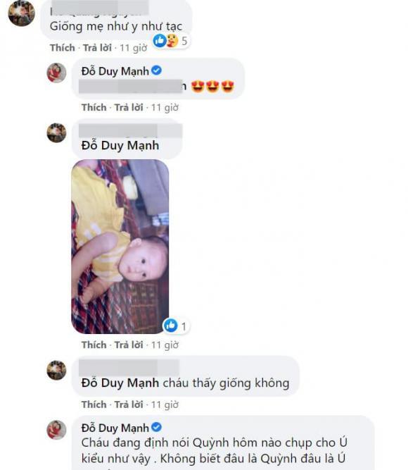 Ngoại hình đẹp trai hơn bố của con trai 8 tháng nhà Đỗ Duy Mạnh-2