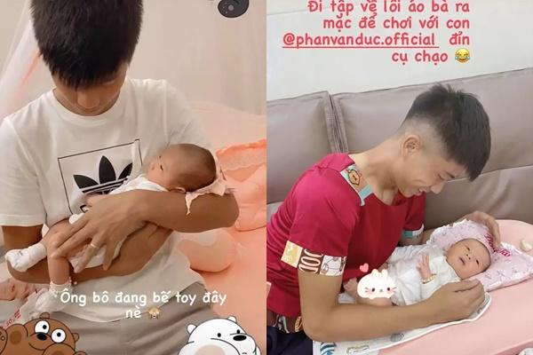 Con gái Phan Văn Đức thay đổi thế nào sau 8 tháng chào đời?-7