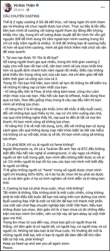 Rhymastic khẳng định không ưu ái chọn người có fame vào Rap Việt mùa 2-2