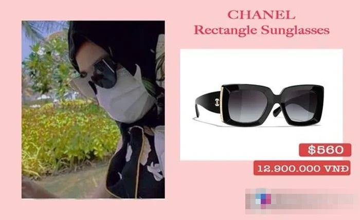 Đẳng cấp ngôi sao của Lan Ngọc, che nắng thôi cũng phải là kính và khăn chục triệu-3