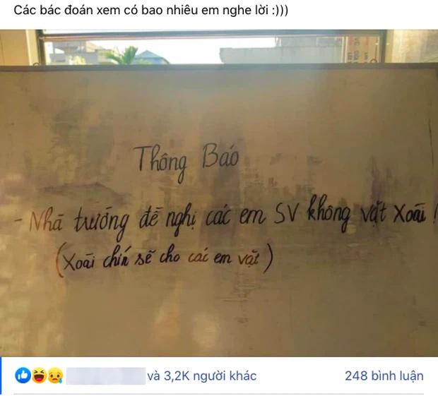 Trường ĐH ở Nam Định ra thông báo khẩn, dòng chú thích thọc lét-3