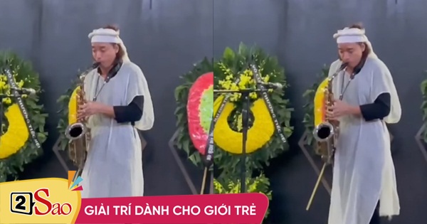 Chồng Việt Hương độc tấu saxophone tiễn biệt đấng sinh thành