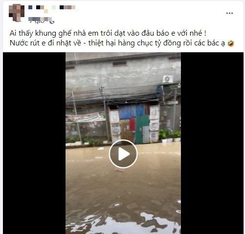 Mưa lớn, nước dâng ngập giường làng ven đô Hà Nội-8